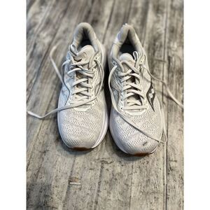 Saucony Echelon 9 Womens Size 10.5 ‎ Running Workout Shoes White Gum S-10765-13